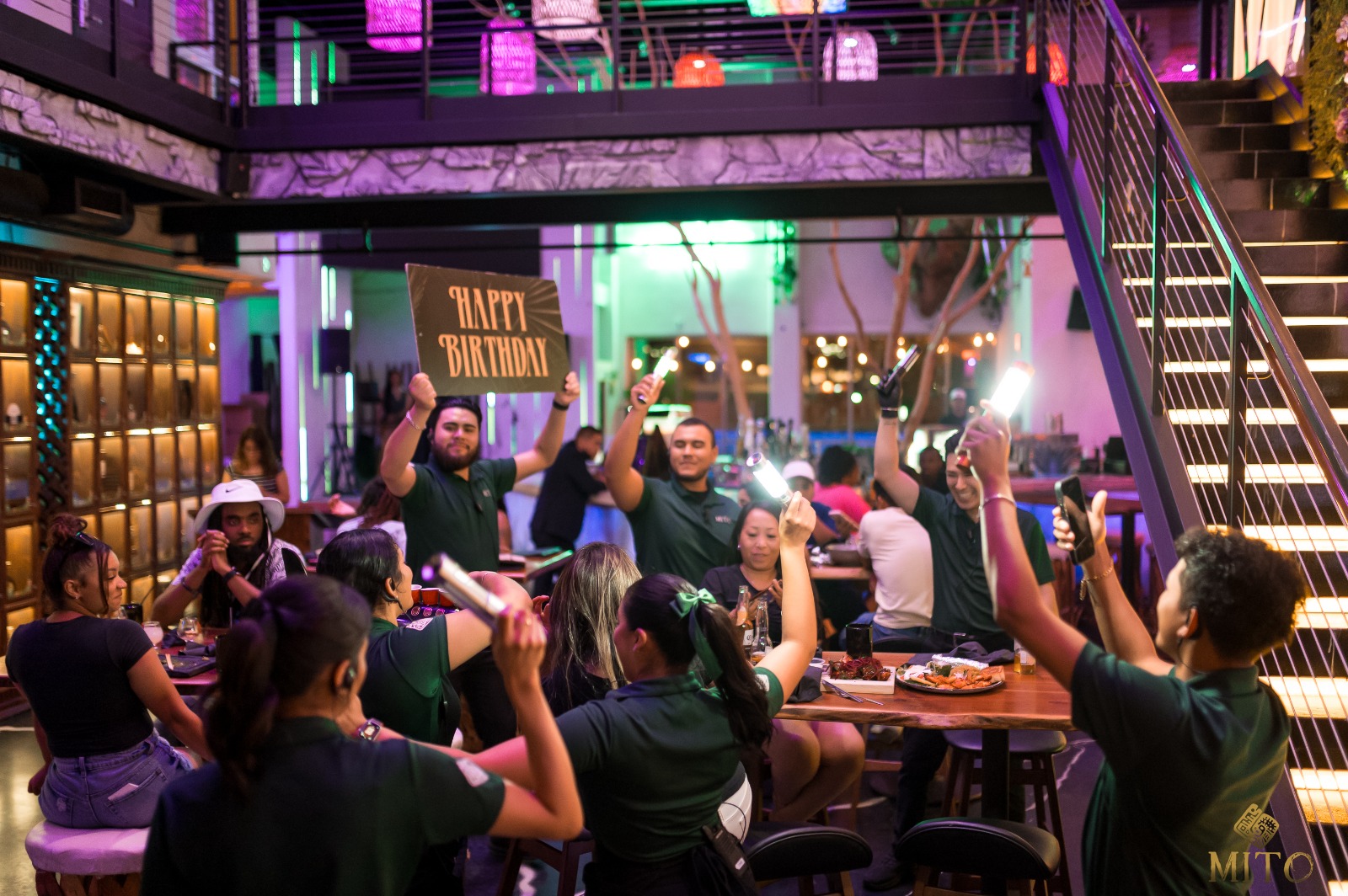 Interior atmosphere at MITO Latin Cuisine